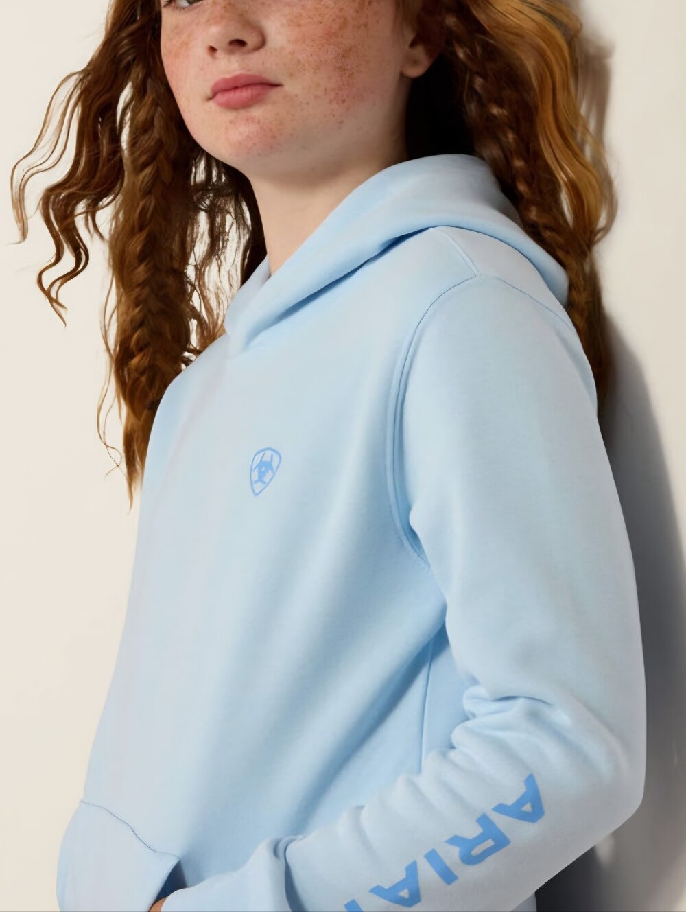 Ariat Girl's 2.0 Hoodie in Sz LRG Nantucket Breeze Color Item 10071274 - Picture 2 of 4